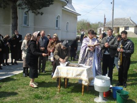 Sfintirea locului pentru casa praznicala
